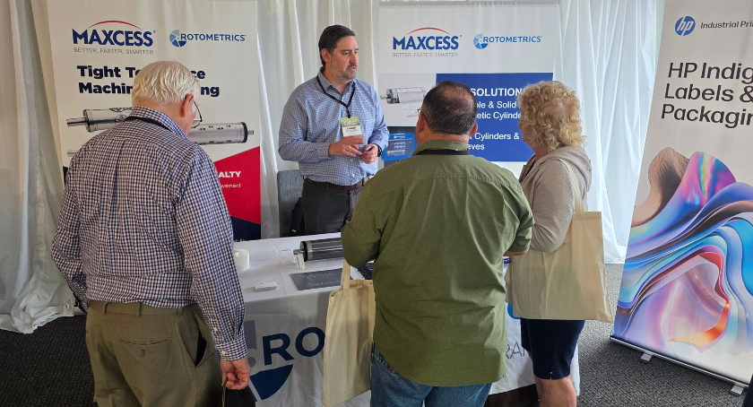 Maxcess received considerable interest for its RotoMetrics product line.